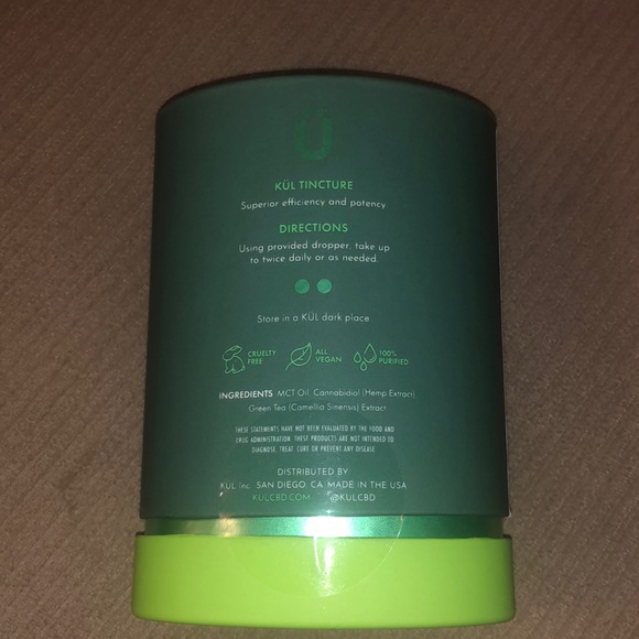 KUL (QUL) Tincture- Green Tea + Terpene Blend - Picture 2 of 3